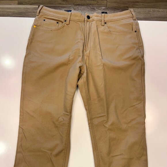 CAT Caterpillar Fleece-Lined Canvas Pants, 40x29, Brown, NWT - Picture 3 of 6